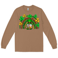 Toasted Coconut St. Patrick's Day gnome rainbow Long Sleeve Tee - Neo Western