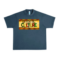 Midnight Navy do it for the culture license plate Urban Heavy Tee - BarkalooDesign