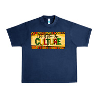 Navy do it for the culture license plate Urban Heavy Tee - BarkalooDesign