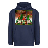 Navy Christmas gnomes Heavyweight Hoodie - Jasminsmagicworld
