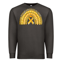 Smoke childhood cancer awareness rainbow (1) Premium Sweatshirt - Jasminsmagicworld
