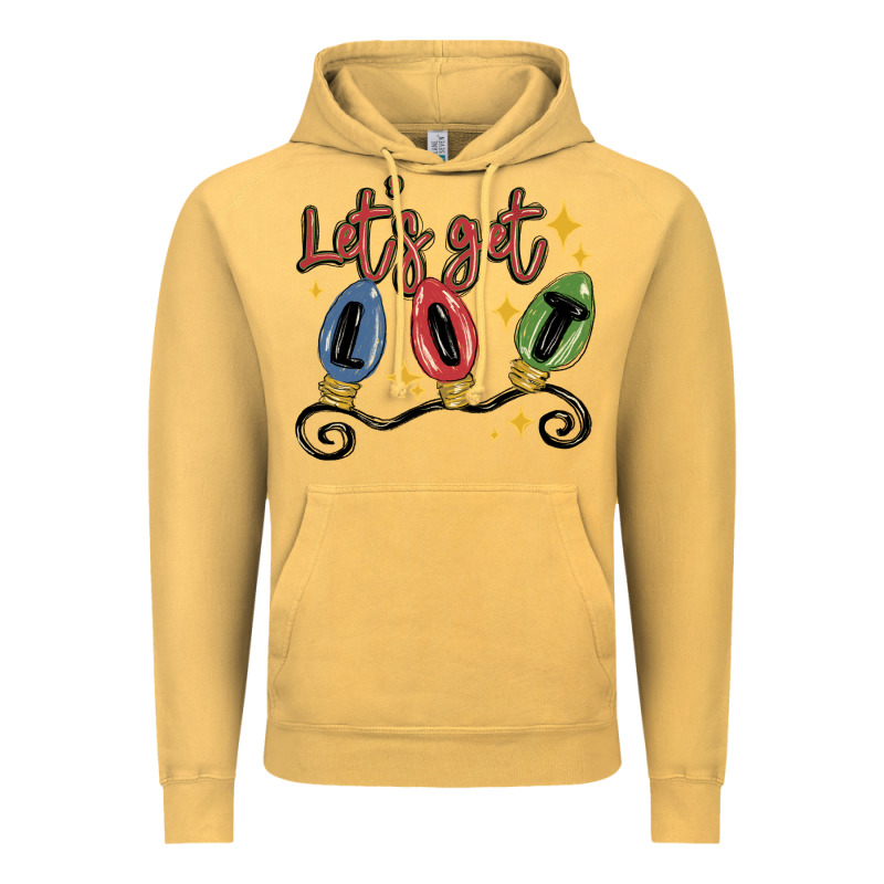 Let's Get Lit Vintage Hoodie by MaliasSmallBusiness | Teevron