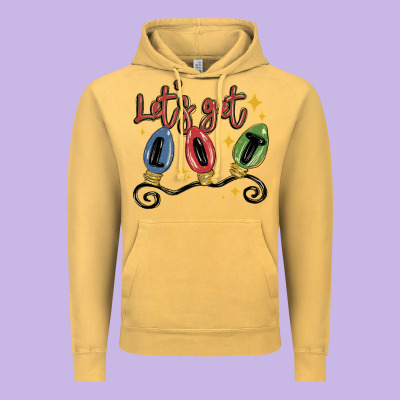 Vintage Hoodie let's get lit