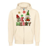 Sandshell be merry Zipper Hoodie - BundleAndBundleShop
