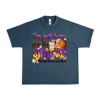 Midnight Navy i'm just here for the snacks #basketball brother Urban Heavy Tee - Zillion Design Studio