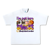 White i'm just here for the snacks #basketball brother Urban Heavy Tee - Zillion Design Studio