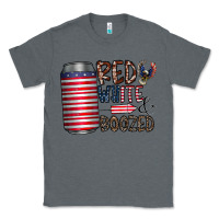Charcoal Heather red white  boozed Classic Tee - CowhideDigitalArt