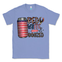 Colony Blue red white  boozed Classic Tee - CowhideDigitalArt