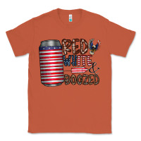 Copper red white  boozed Classic Tee - CowhideDigitalArt