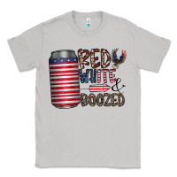 Moon Dust red white  boozed Classic Tee - CowhideDigitalArt