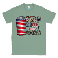 Sage red white  boozed Classic Tee - CowhideDigitalArt