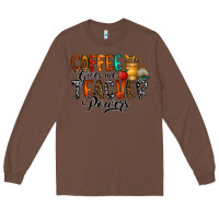 Chestnut coffee gives me teacher Long Sleeve Tee - CowhideDigitalArt