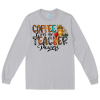 Moon Dust coffee gives me teacher Long Sleeve Tee - CowhideDigitalArt