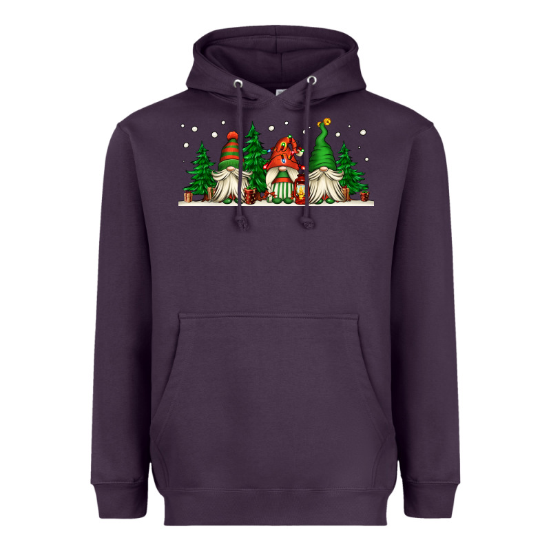 Christmas Gnomes Heavyweight Hoodie by Jasminsmagicworld | Teevron