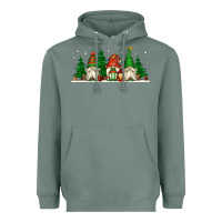 Sage Christmas gnomes Heavyweight Hoodie - Jasminsmagicworld