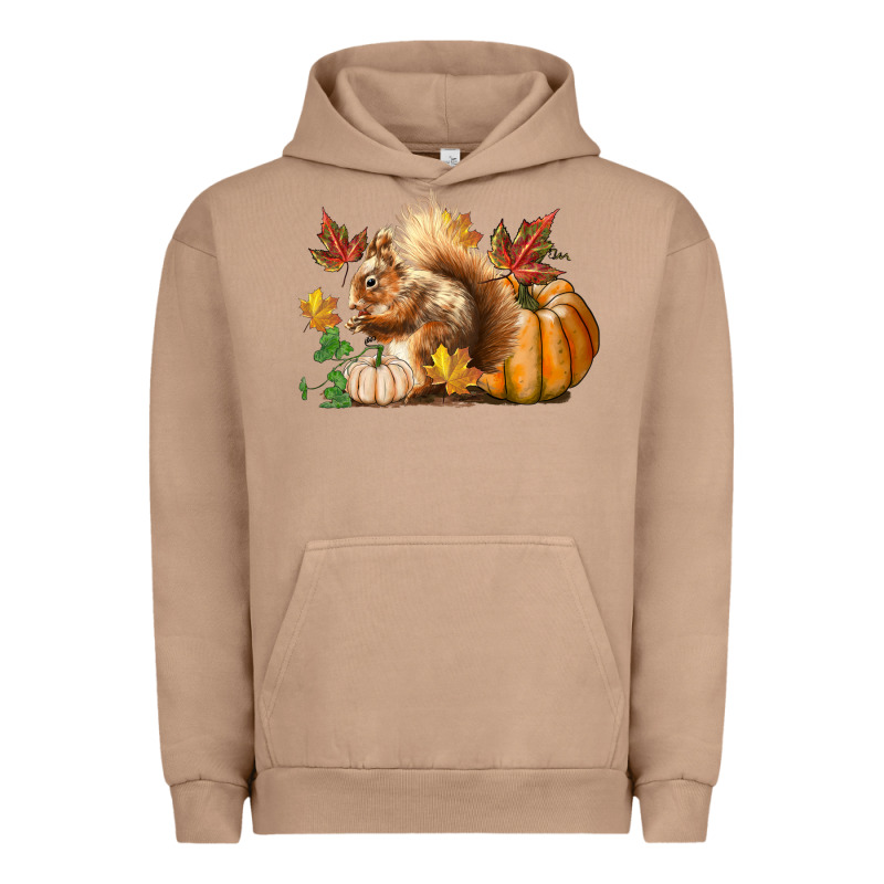 Fall Squirrel Urban Hoodie by LillyAllenDesigns | Teevron