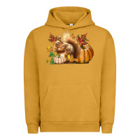 Pigment Peanut Butter Fall Squirrel Urban Hoodie - LillyAllenDesigns