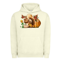 Pigment Pistachio Fall Squirrel Urban Hoodie - LillyAllenDesigns