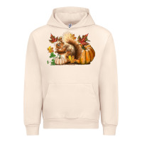 Sandshell Fall Squirrel Urban Hoodie - LillyAllenDesigns