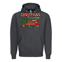 Smoke christmas is coming Zipper Hoodie - BundleAndBundleShop