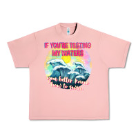 Salmon if youre testing my waters tbw Urban Heavy Tee - texasbilliewilder