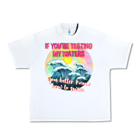 White if youre testing my waters tbw Urban Heavy Tee - texasbilliewilder