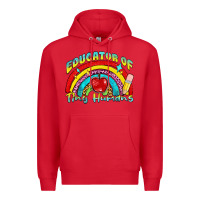 Red educator of tiny humans Premium Hoodie - NancyCooperArtShop