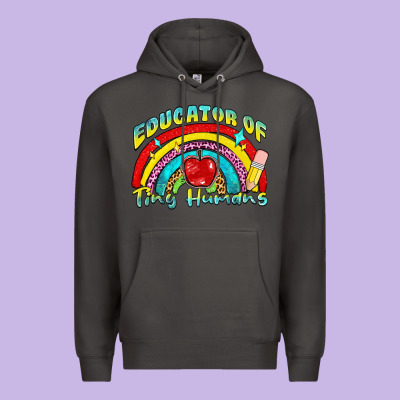 Educator Of Tiny Humans Premium Hoodie Designed By Nancycooperartshop