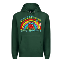 Sports Green educator of tiny humans Premium Hoodie - NancyCooperArtShop