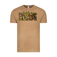 Vintage Camel my daddy is my hero army western Vintage Tee - texasbilliewilder