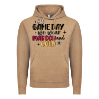 Vintage Coffee on game day we wear maroon and gold Vintage Hoodie - MaliasSmallBusiness