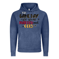 Vintage Denim on game day we wear maroon and gold Vintage Hoodie - MaliasSmallBusiness