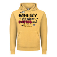 Vintage Mustard on game day we wear maroon and gold Vintage Hoodie - MaliasSmallBusiness