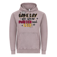Vintage Zinc on game day we wear maroon and gold Vintage Hoodie - MaliasSmallBusiness