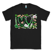 Black st.patricks love nurse Classic Tee - RacoonDesign
