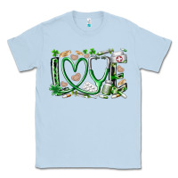 Dusty Blue st.patricks love nurse Classic Tee - RacoonDesign