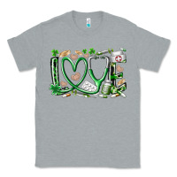 Heather Grey st.patricks love nurse Classic Tee - RacoonDesign