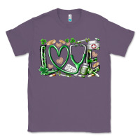 Lavender st.patricks love nurse Classic Tee - RacoonDesign