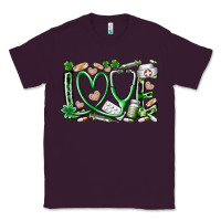 Plum st.patricks love nurse Classic Tee - RacoonDesign