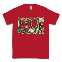 Red st.patricks love nurse Classic Tee - RacoonDesign