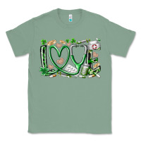 Sage st.patricks love nurse Classic Tee - RacoonDesign