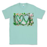 Seafoam st.patricks love nurse Classic Tee - RacoonDesign