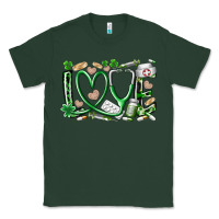 Sports Green st.patricks love nurse Classic Tee - RacoonDesign
