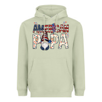 Matcha american papa with gnome Heavyweight Hoodie - NancyCooperArtShop