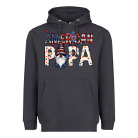 Smoke american papa with gnome Heavyweight Hoodie - NancyCooperArtShop