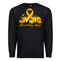 Black childhood cancer awareness month harvesting hope Premium Sweatshirt - Jasminsmagicworld