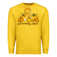 Lemon childhood cancer awareness month harvesting hope Premium Sweatshirt - Jasminsmagicworld