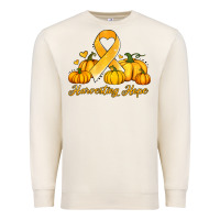 Sandshell childhood cancer awareness month harvesting hope Premium Sweatshirt - Jasminsmagicworld