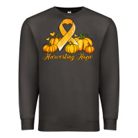 Smoke childhood cancer awareness month harvesting hope Premium Sweatshirt - Jasminsmagicworld
