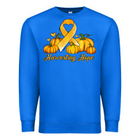 True Royal childhood cancer awareness month harvesting hope Premium Sweatshirt - Jasminsmagicworld